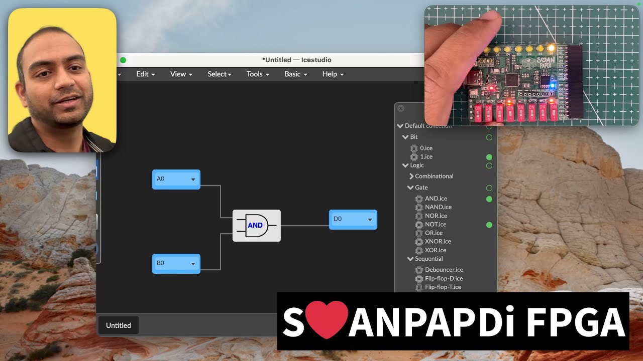 Soanpapdi FPGA Board | Digital Electronics | FPGA - 101 (using SOANPAPDI FPGA)
