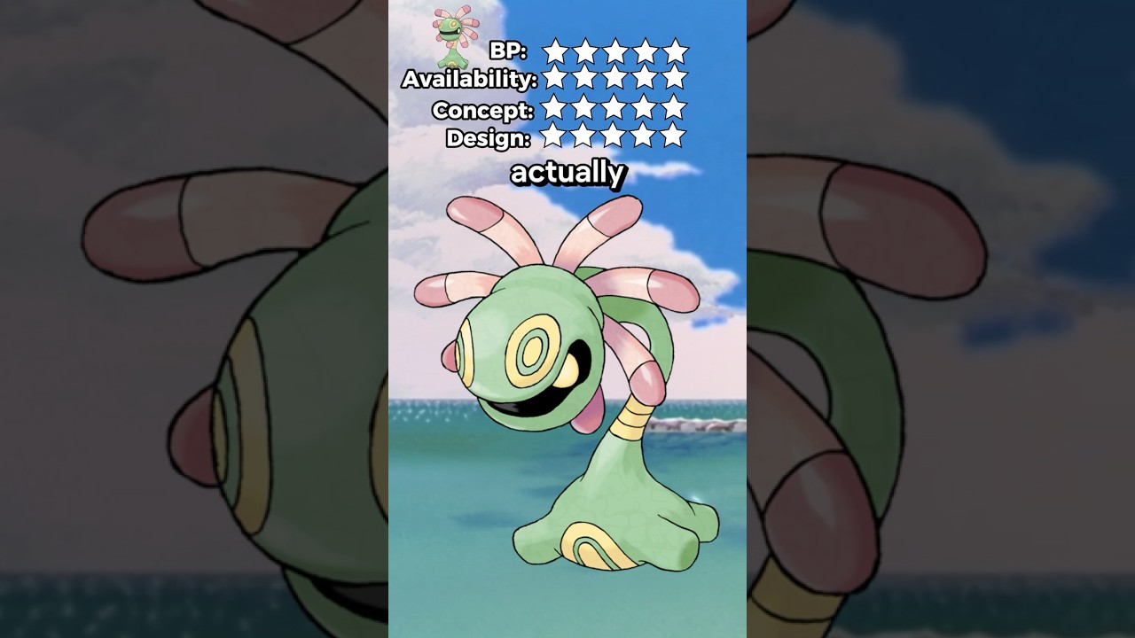 CRADILY is one of the most unique Fossil Pokemon. RATE EM' ALL! Ep #346 #Cradily #rateemall #pokemon