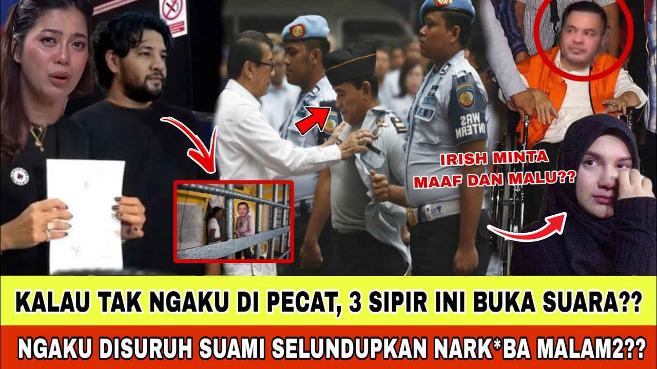 SUAMI IRISH BELLA DIT4H4N, 3 SIPIR NUSA KAMBANGAN NGAKU?? DISURUH TARO BARANG INI DALAM SEL AMMAR??
