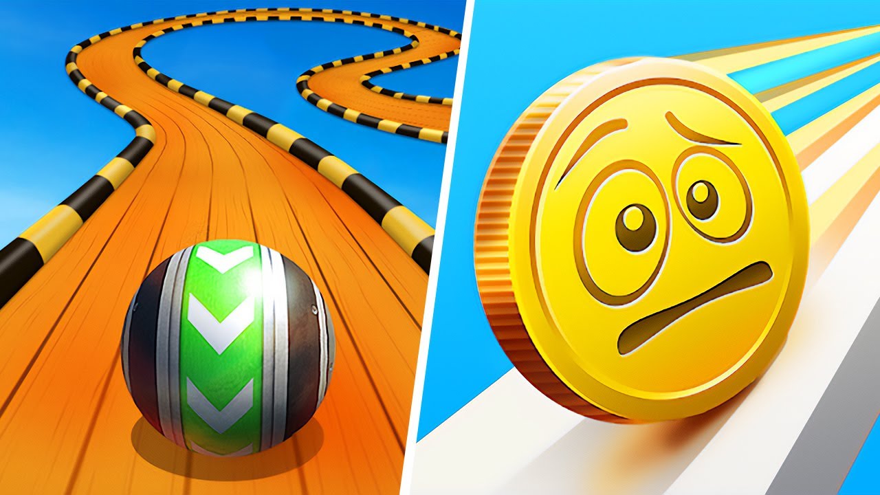 Sky Rolling Balls | Coin Rush - All Level Gameplay Android,iOS - NEW APK BIG UPDATE