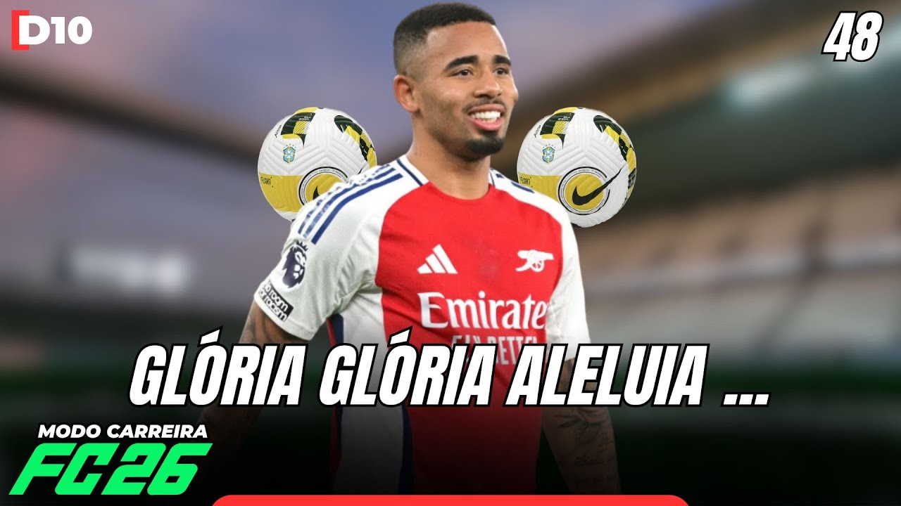 GABRIEL JESUS SALVA A GENTE DE NOVO - Modo Carreira TREINADOR EA FC 26