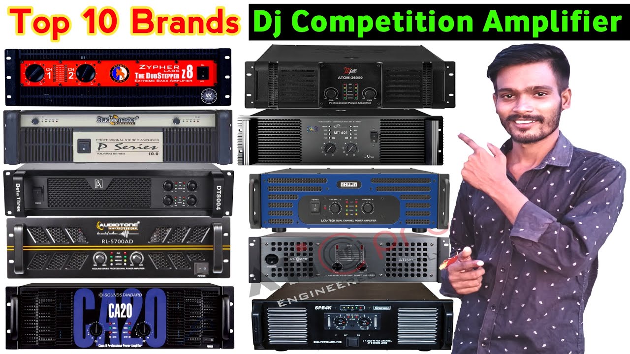10 Best Brands Dj Competition Amplifier - Used by Dj Sarzen, Shashi, Pankaj, Kasana, Amar