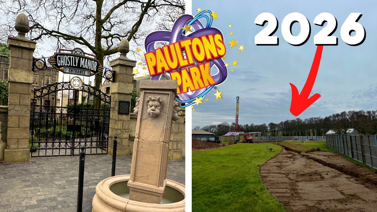 GHOSTLY MANOR & 2026 Viking Area - Paultons Park Update
