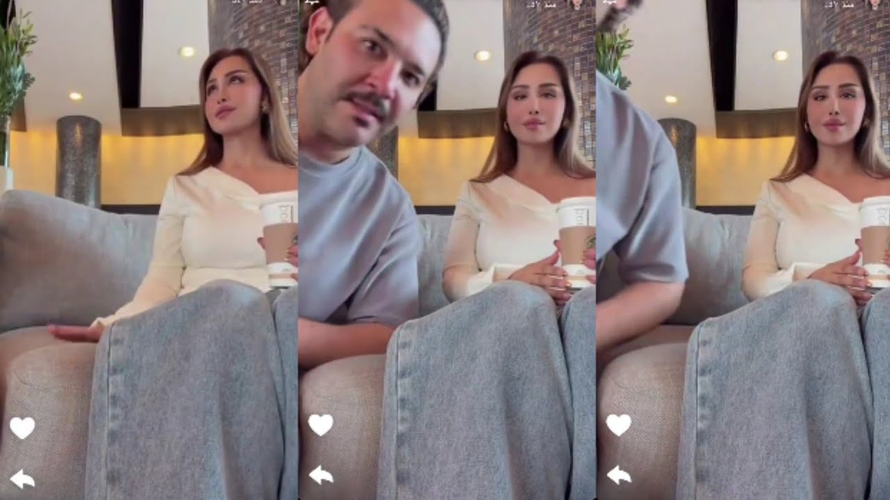 هند القحطاني لحبيبها السوري سامي : تعال قررررب مني لاتخاف وهو مدري شفيه زعلان مارأيكم؟ 