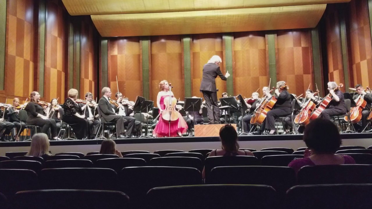 Dace Sultanov performing at Bass Performance Hall with the Fort Worth Civic Orchestra