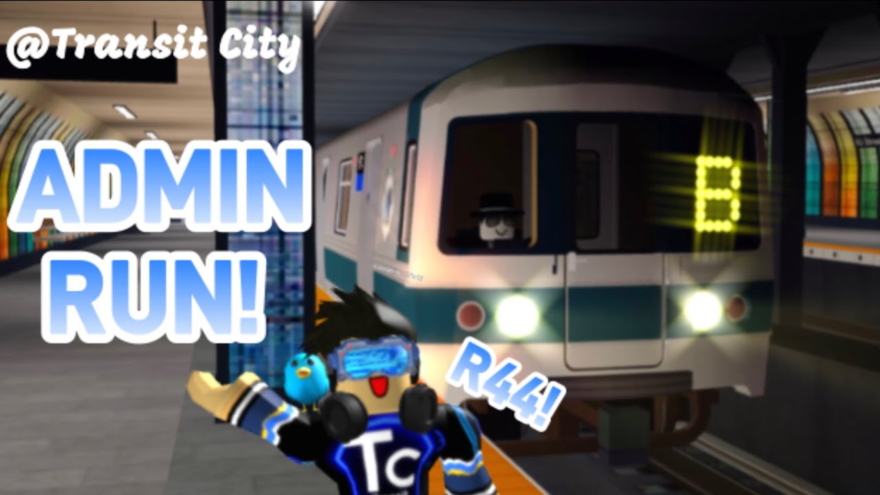 ᴴᴰ⁶⁰ ᴴᴰᴿ Roblox | PTA Subway: Fifth Av Lines - R44 (Admin Run!)