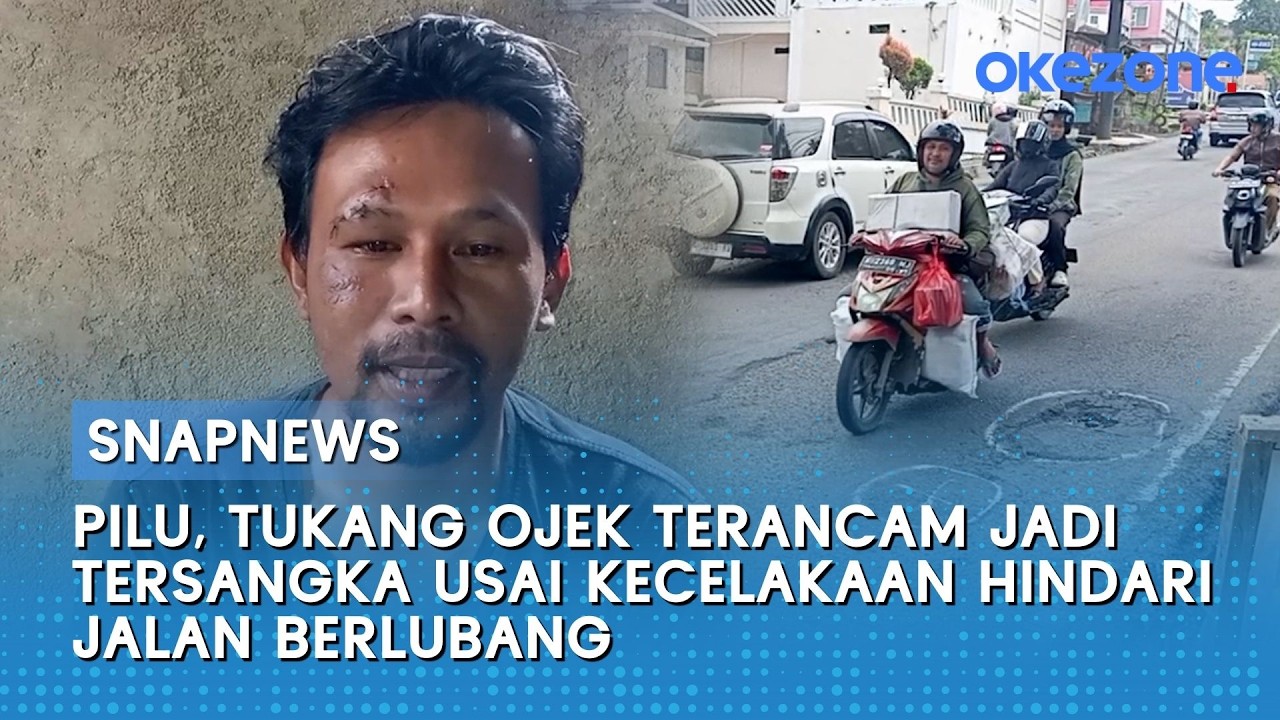 Pilu, Tukang Ojek Terancam Jadi Tersangka Usai Kecelakaan Hindari Jalan Berlubang