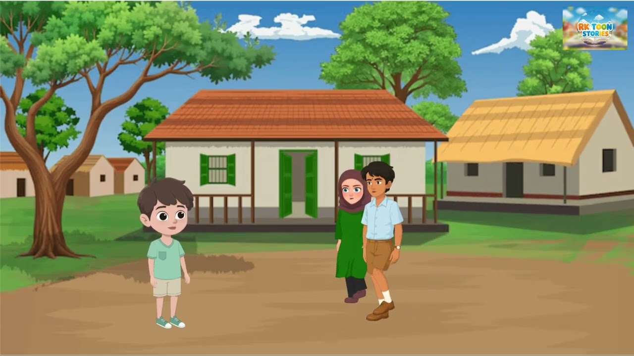 Telugu Stories - బుజ్జి బాలు – ఊరి హీరో- moral stories in telugu - Neethi kathalu - RK TOON STORIES 