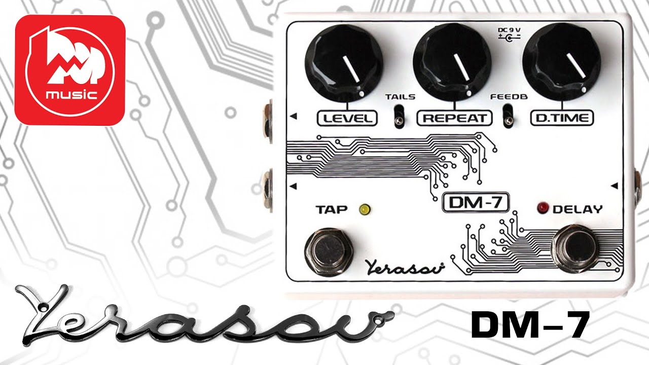 Гитарная педаль Yerasov DM-7. Как работать с дилеем