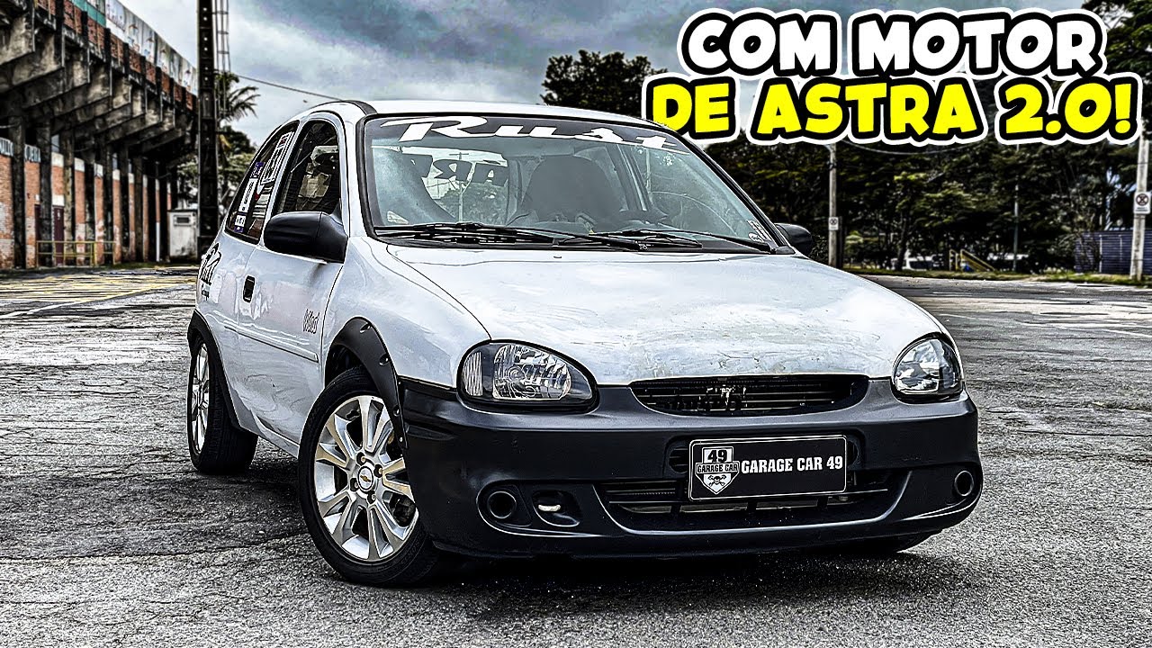 😈FICOU UM ABSURDO💀 CORSA 2.0 ASPIRADÃO