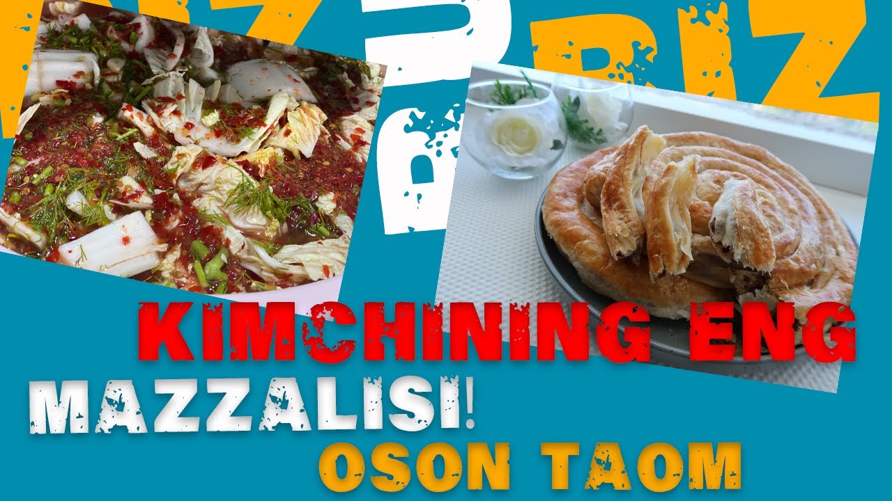 Kimchining eng osoni/Bu taom juda mazzali