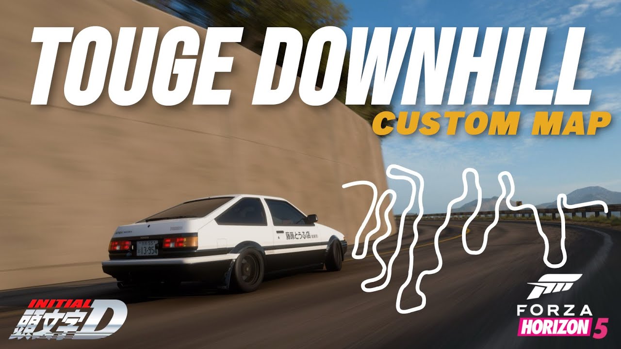 Forza Horizon 5 - Touge Downhill Custom map