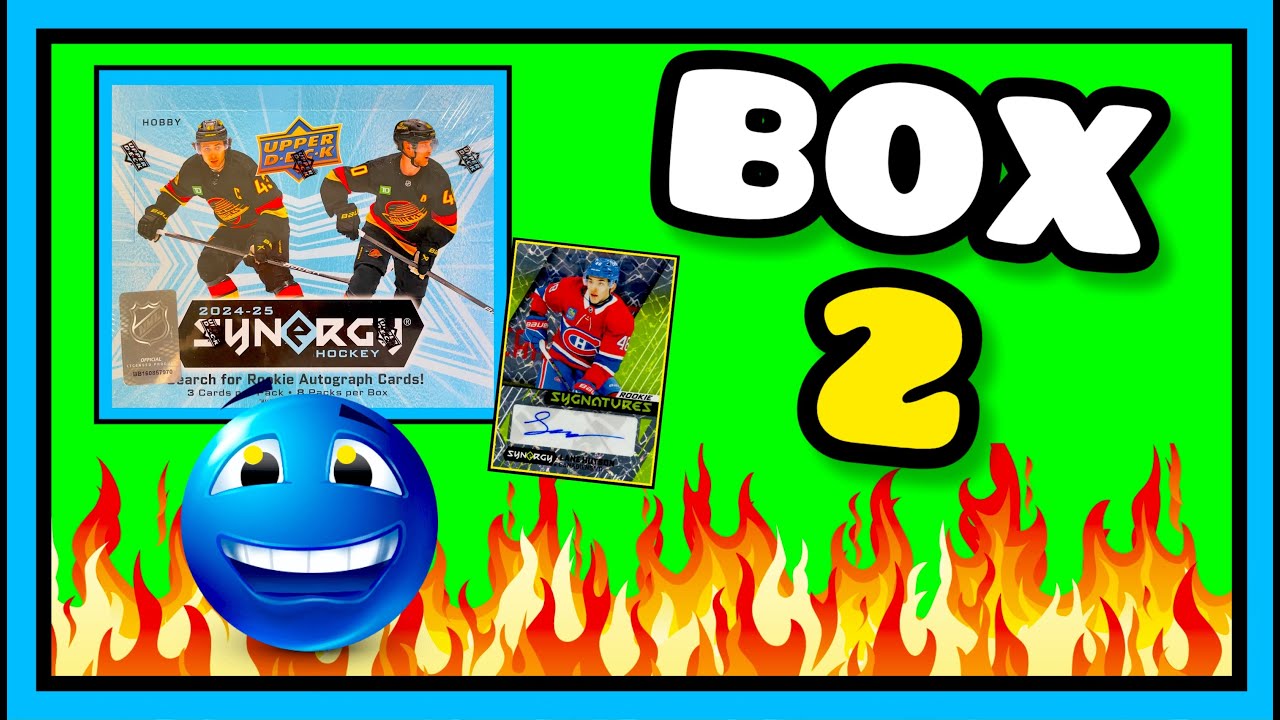 BOX #2!! 2024-25 Upper Deck Synergy Hockey Hobby Box Break (2025)