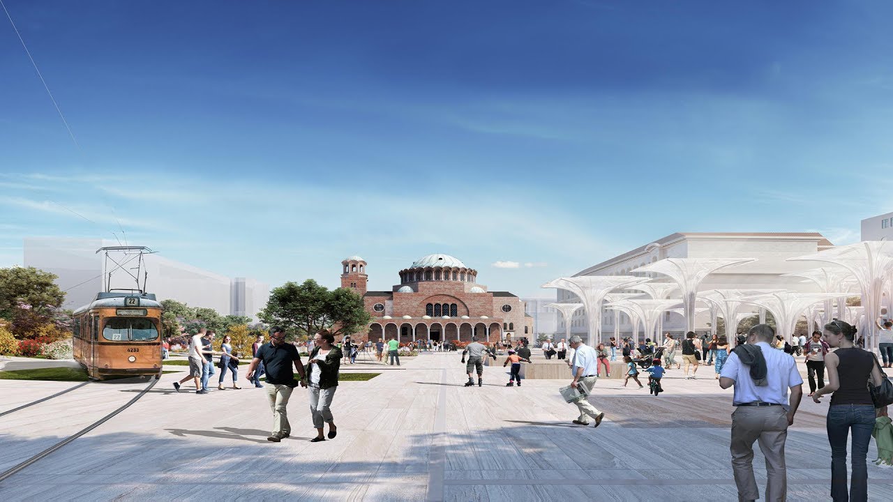 Studio Fuksas has an innovative way to preserve and present a Roman site in the Bulgarian capital