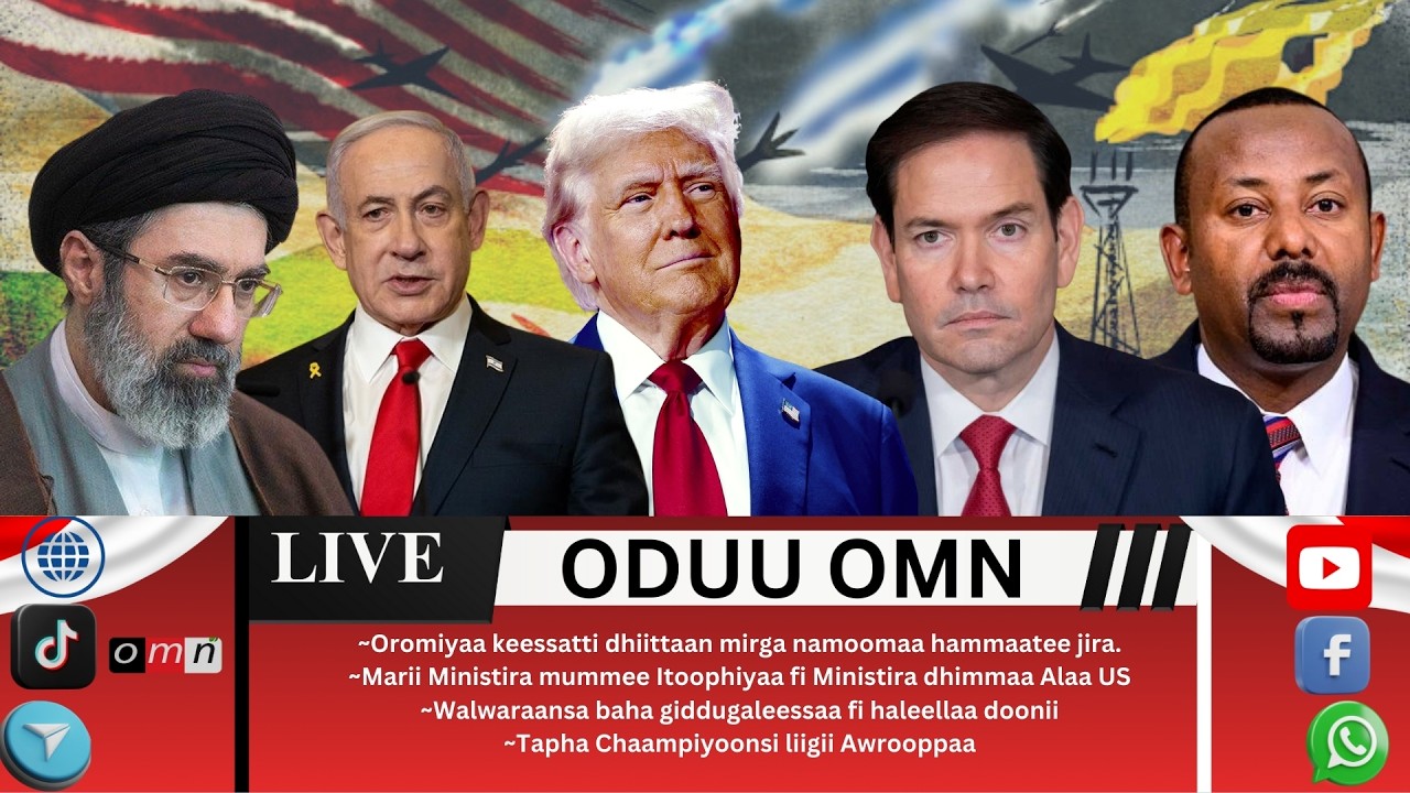 OMN: ODUU BITOOTEESSA 12, 2026 Waraana baha giddugalaatiin dooniwwaan 13 haleellaman