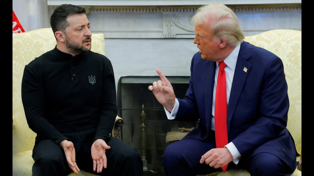 El video completo del tenso diálogo entre Trump, JD Vance y Zelensky