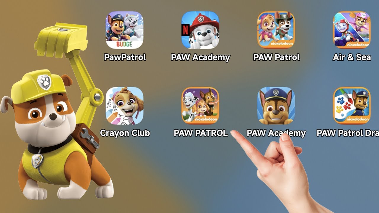 Щенячий патруль: Мир спасения, Академия Щенячьего патруля, Спасательный забег Щенячьего патруля, ...