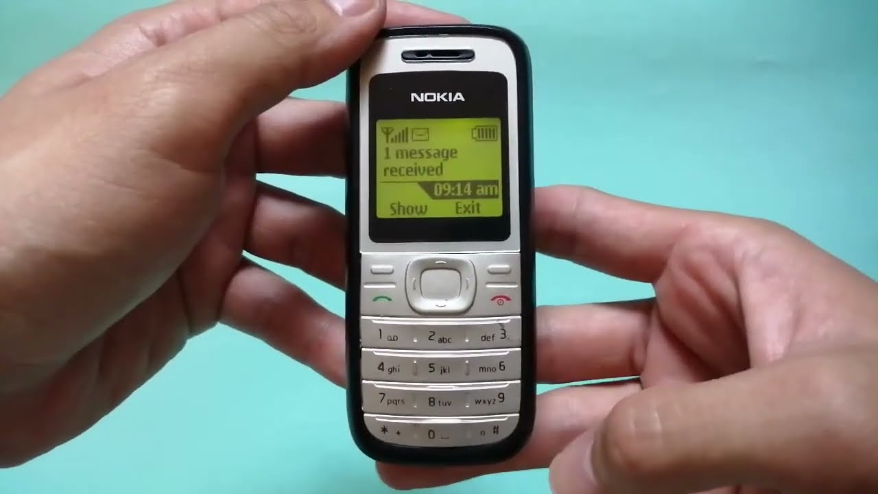 Nokia 1200 Incoming call, Calling, SMS and Charging