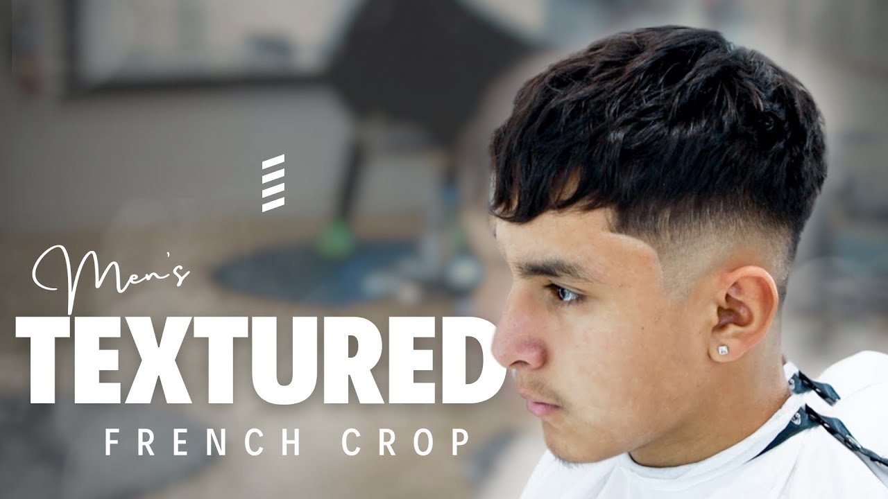 🔥 TEXTURED FRENCH CROP  - MEDIUM FADE