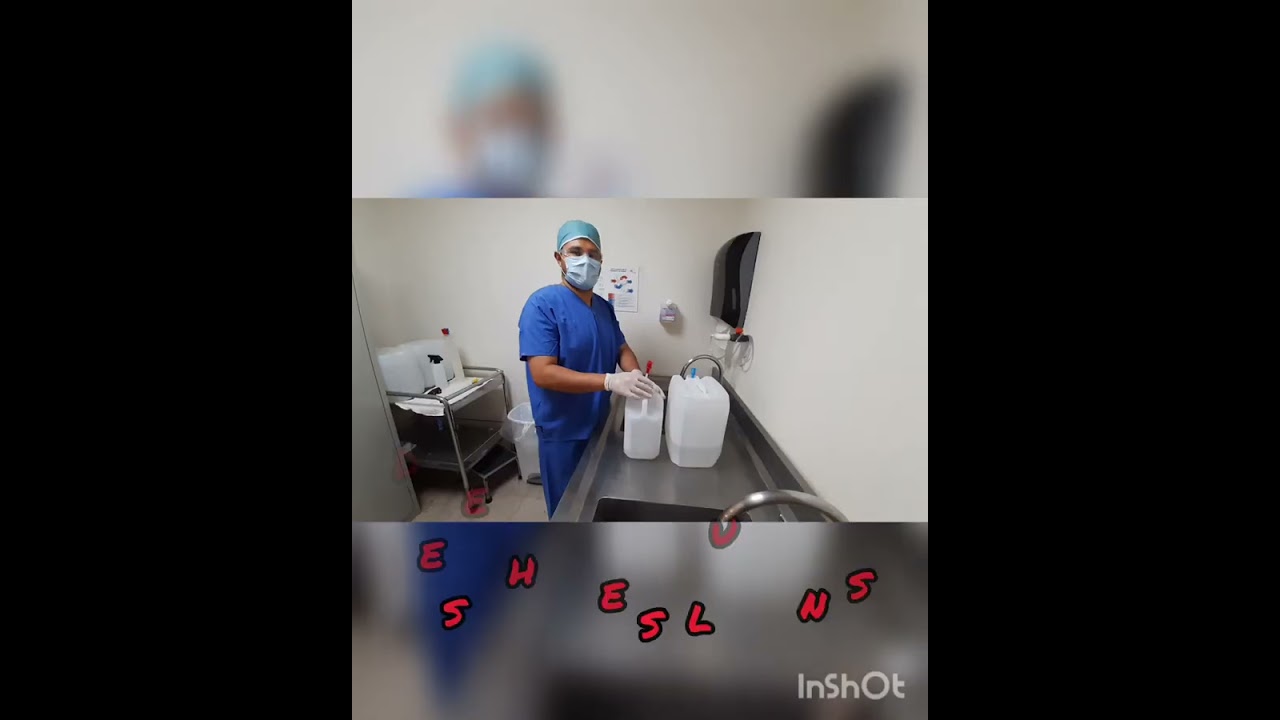 Desmontaje, desinfección de máquina de hemodiálisis y reposet en el HAQ
