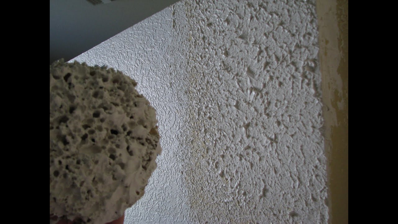 Knockdown texture sponge matches wall repairs knockdown texture repair
