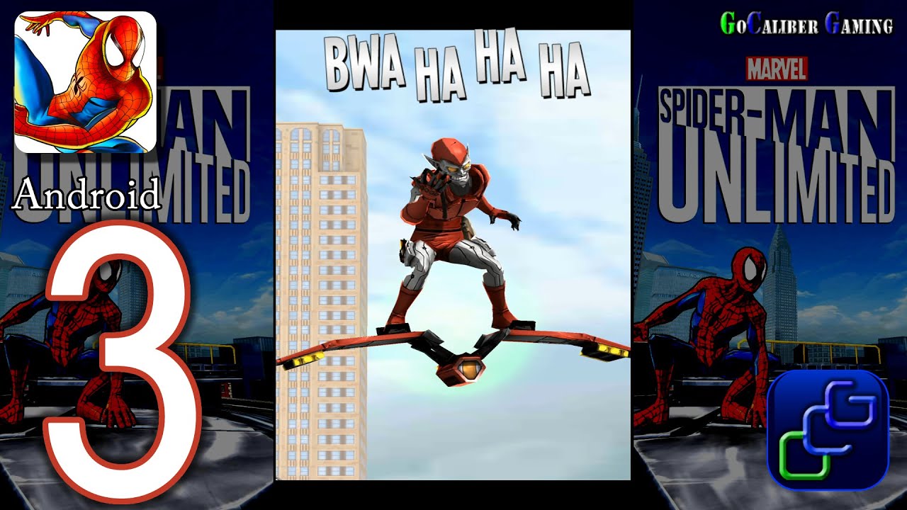 Spider Man Unlimited Android Walkthrough - Part 3 - Issue 1: Night Of The Goblin