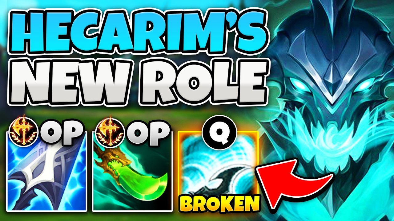 HECARIM HAS A NEW MAIN ROLE... AND IT'S TOP LANE?! (WATCH HOW BROKEN THIS IS)