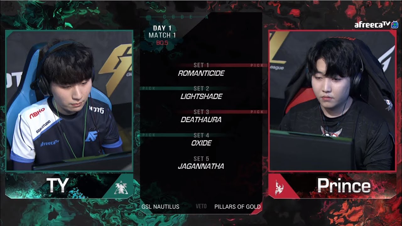 [2021 GSL S1] Code A Day1 Match1 TY vs Prince