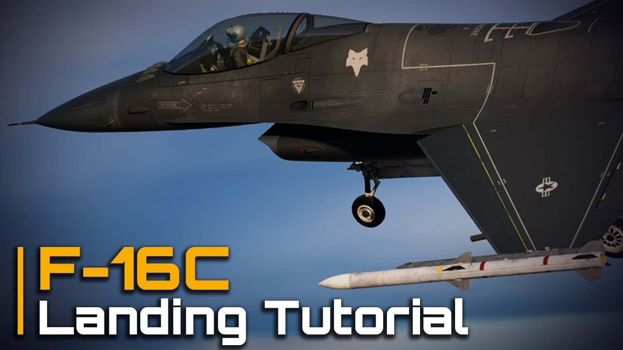 DCS F16 — Учебное пособие по посадке (Самое полное учебное пособие из существующих)