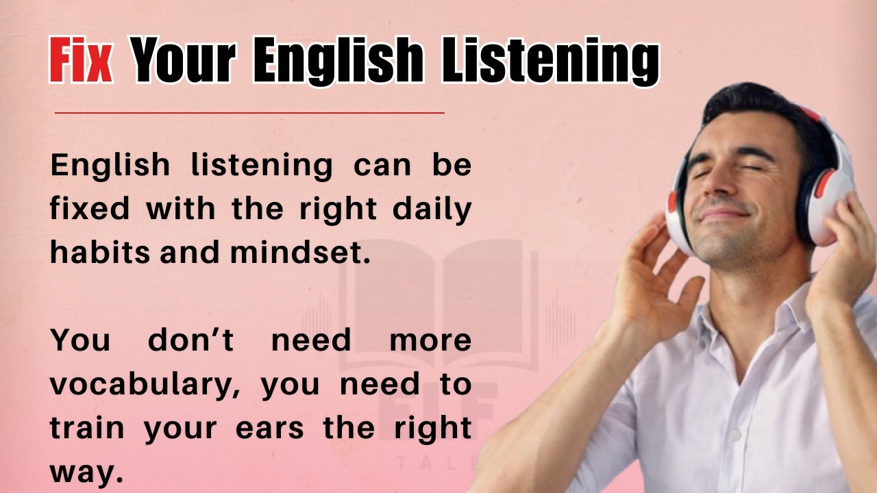 Fix Your English Listening || English Motivation || Graded Reader || Improve Your English Fluency ✅