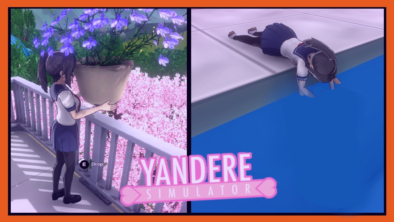 Testing the Flower Pot and Fountain Traps ||  Yandere Simulator Concept