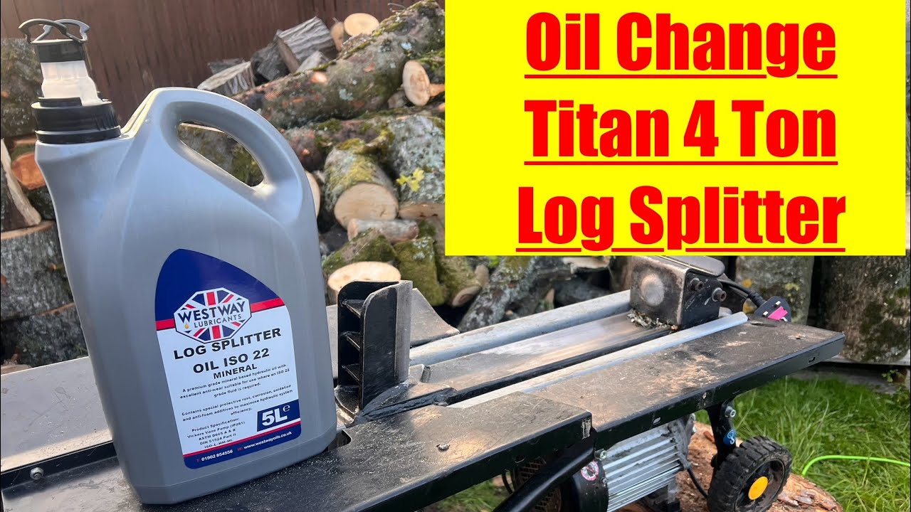 Hydraulic Oil Change - Titan 4 Ton Log Splitter