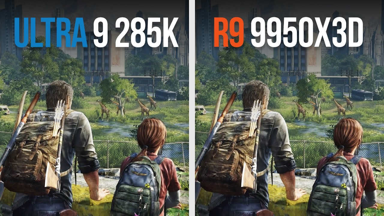 Ryzen 9 9950X3D vs. Intel Ultra 9 285K | Comparison in 11 Games (1080p)