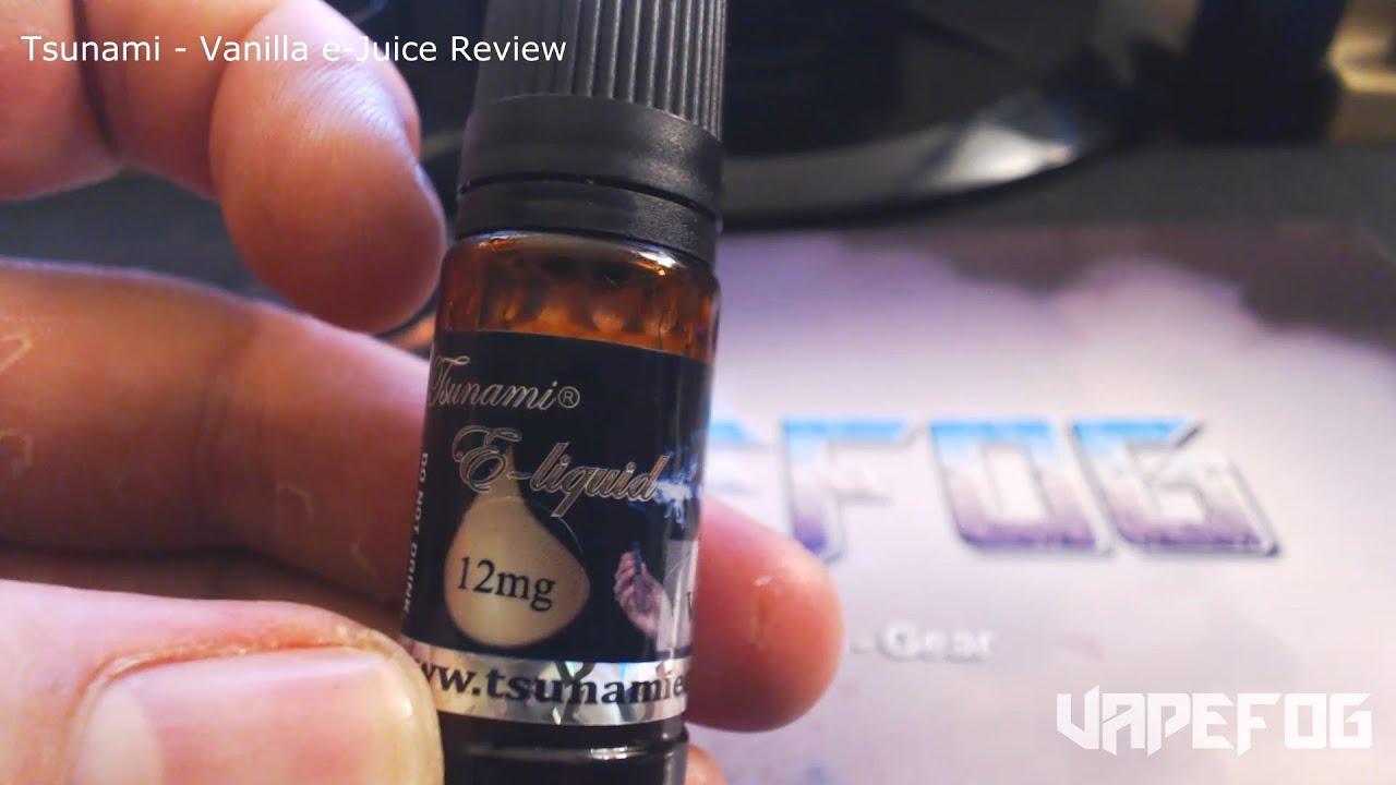 Tsunami Vanilla e-Juice Review | Plus Giveaway Update | VAPEFOG