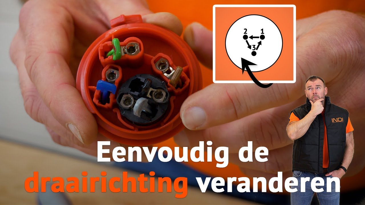 Fasewisseling in een stekker bij 3 fasen: zo zit het