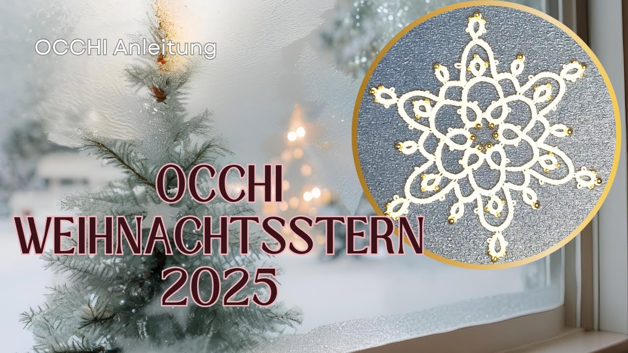 Occhi-Weihnachtsstern Anleitung – Schritt für Schritt selber machen