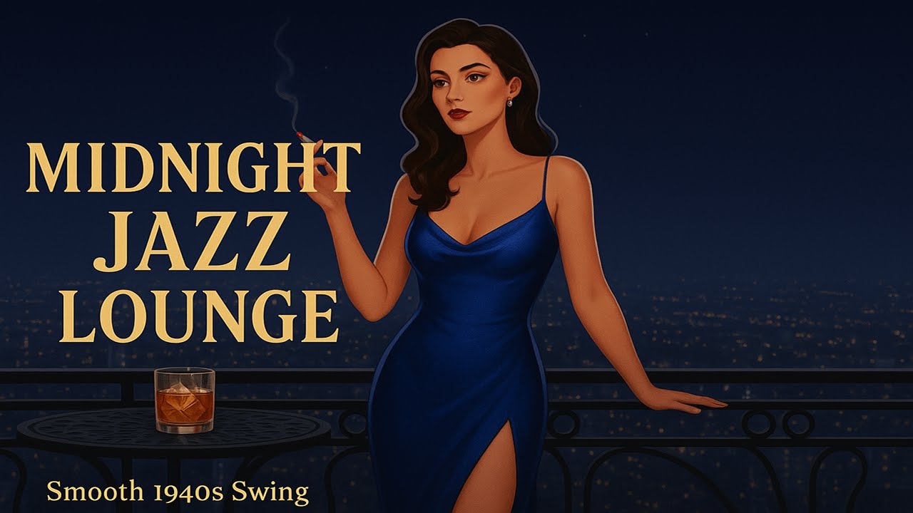 Midnight Jazz Lounge — Smooth 1940s Swing for Elegant Nights 🌃🎷 (Vintage City View Mix)
