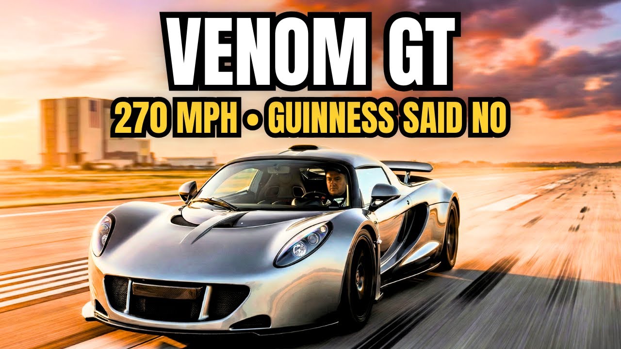 270 MPH HENNESSEY VENOM GT Beat Bugatti — Guinness Said NO (Only 13 Made)