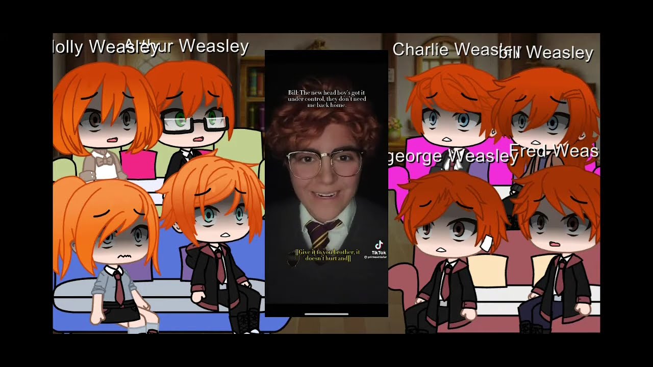 Weasley family react to percy Weasley /angst  only part 2/2