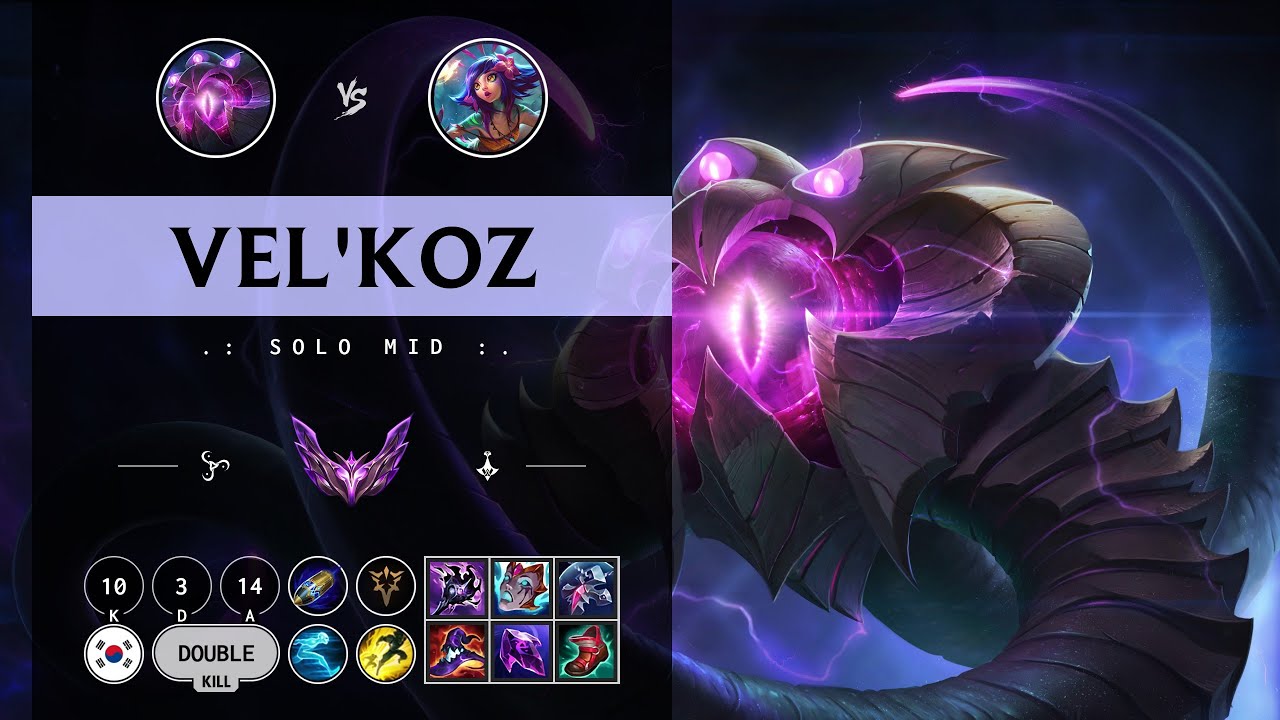 Vel'Koz Mid vs Neeko - KR Master Patch 14.10