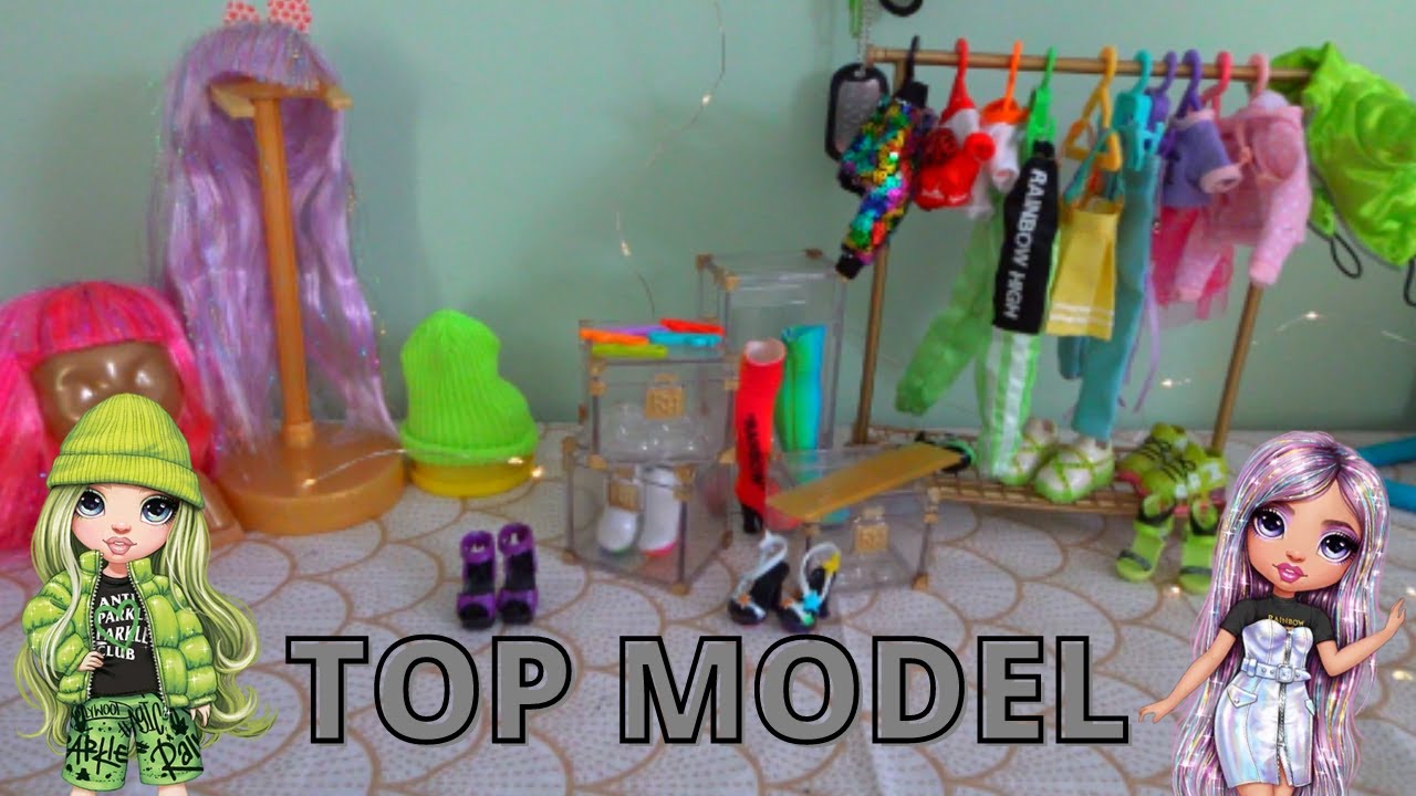 TOP MODEL poupées RAINBOW HIGH! avec le FASHION STUDIO😍🦄