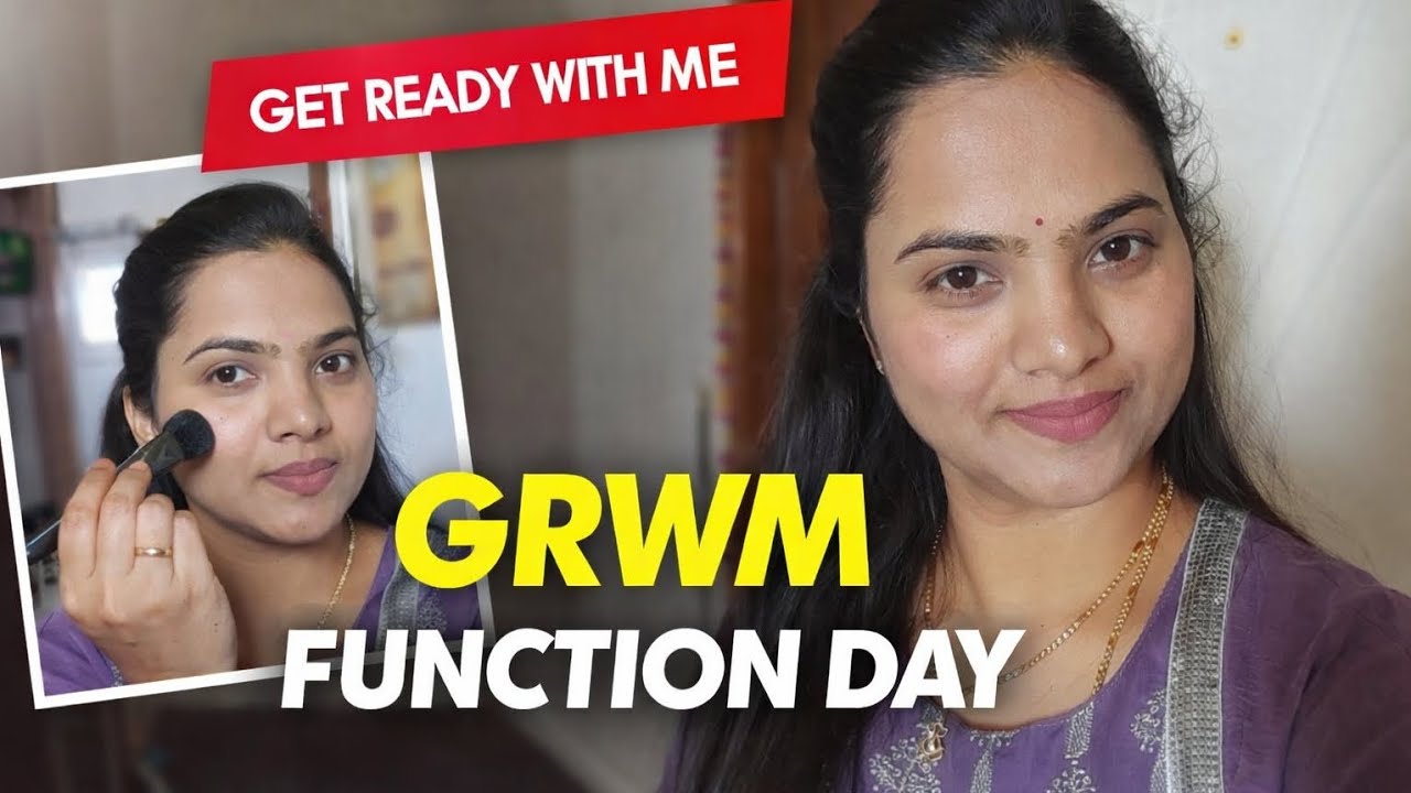 “Function ಗೆ GRWM – Busy Mom Get Ready With Me Kannada”