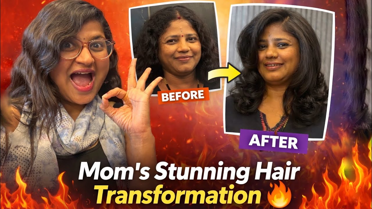 Giving My Mom the Haircut She Deserves♥️A Fresh Haircut, A Fresh Start🌸 The CUT She Needed ✨Beauty🥀