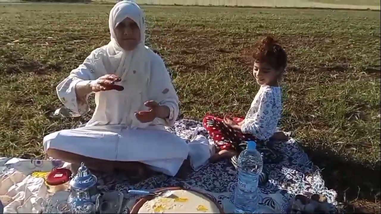 خرجت مع عروستي 🧕وليدتي الطبيعية 🌲🌳 دوزنا نهار زوينة ❤