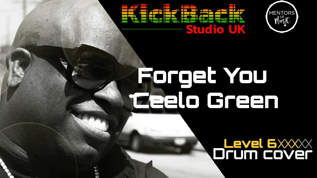 Forget You - Ceelo Green *Level 6* drum cover with score #tutorial #howtoplay #playalong