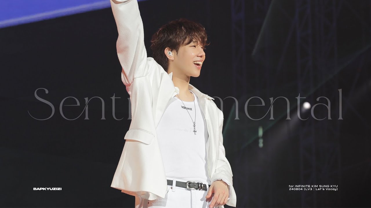 [4K] 240804 김성규 - Sentimental @2024 KIM SUNG KYU CONCERT [LV3 : Let's Vacay]