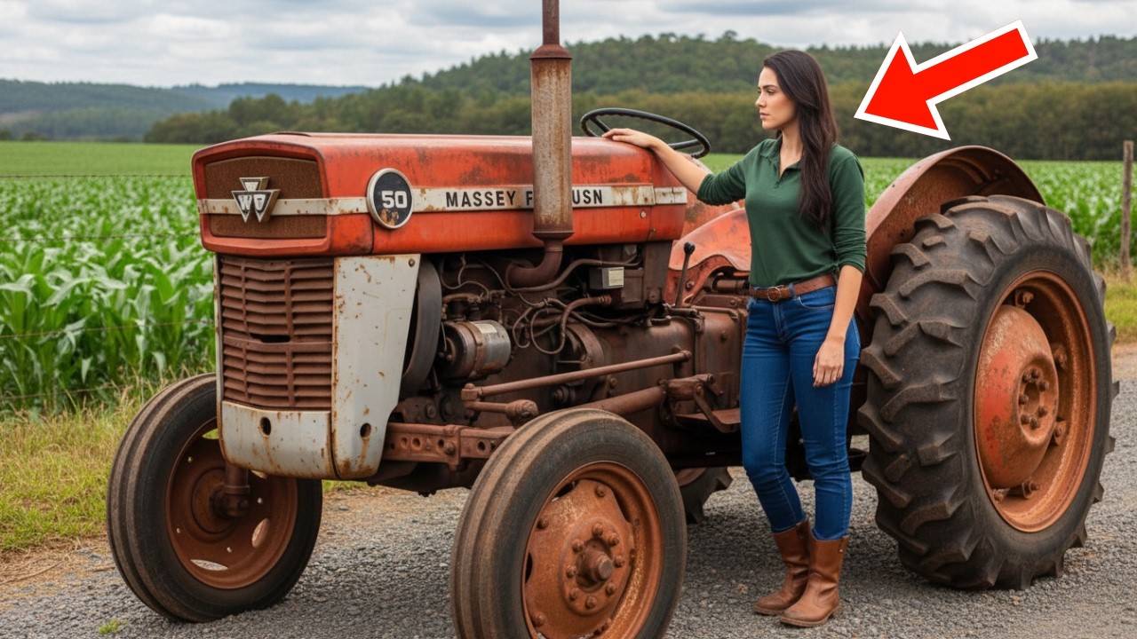 Cacciata dalla fattoria ricevette un Massey MF 50 arrugginito e dopo tutto cambiò