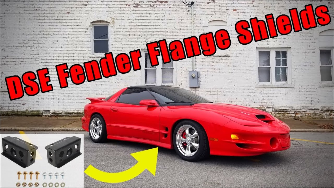How to Install DSE Fender Flange Shield kit Trans Am Firebird Camaro