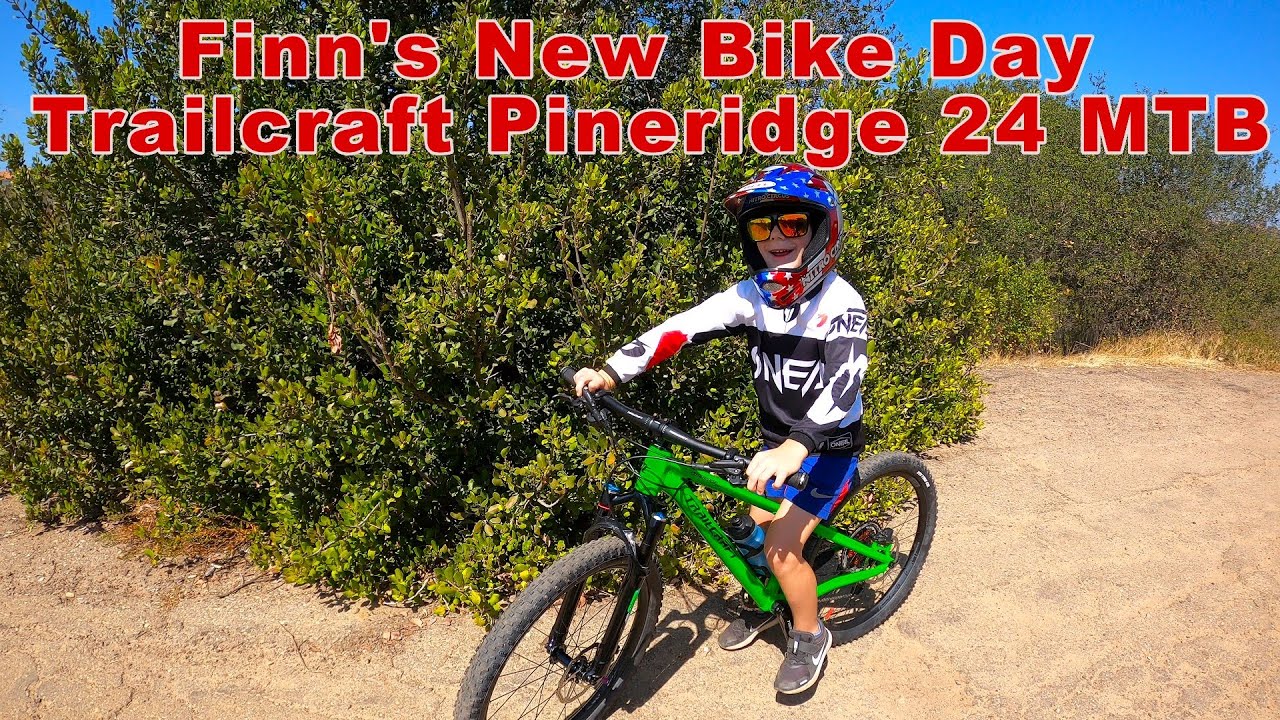 Finn's New Bike Day || Trailcraft Pineridge 24 || San Diego, CA