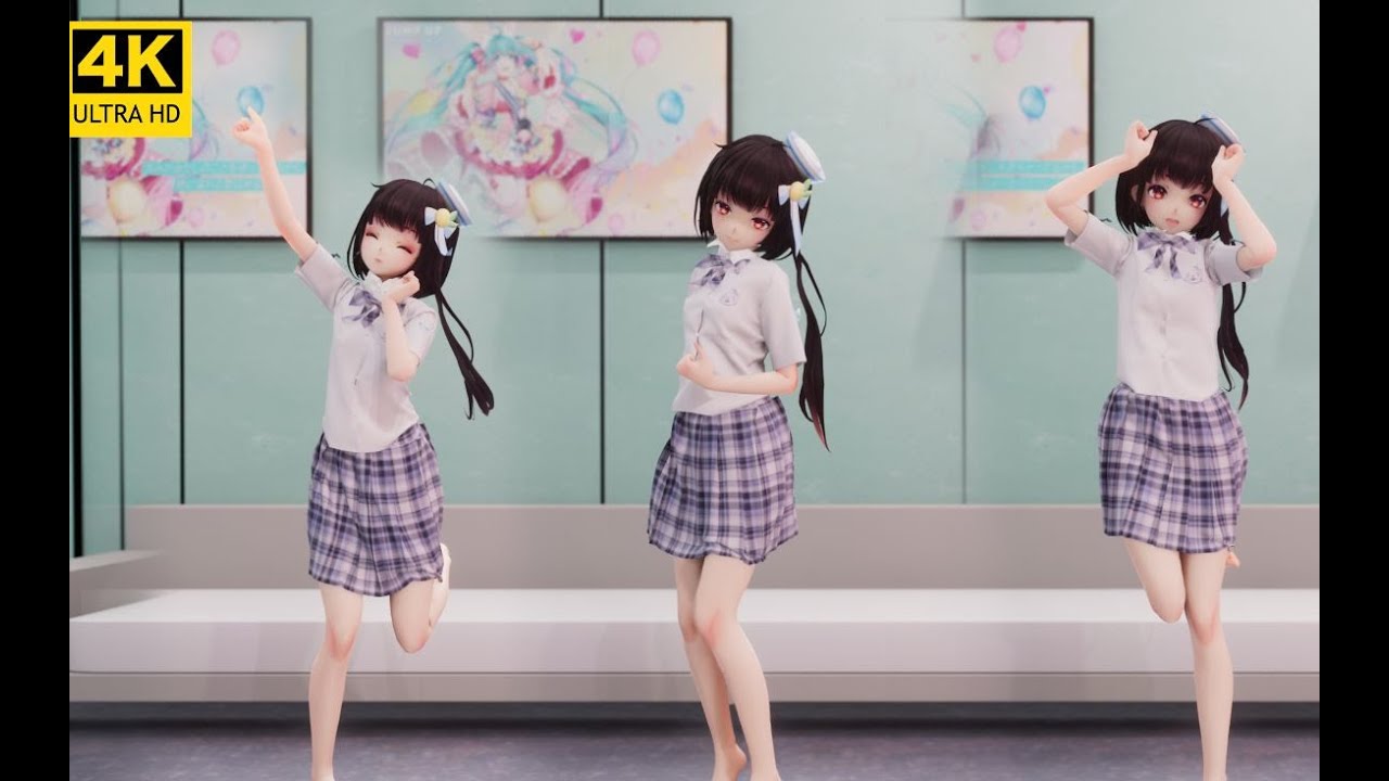 【VTuber MMD／4K／60FPS】泠鸢yousa【JUMP UP】